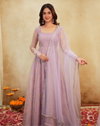 PC 555 Viscose Sequence Work Gown With Dupatta Wholesale In India